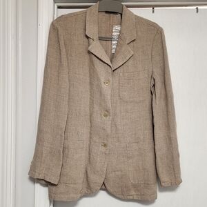 100% Linen Blazer Sz 4